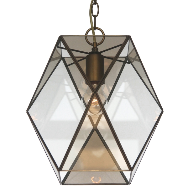 Подвесной светильник Rombius Pendant I brandy glass Loft Concept 40.1161