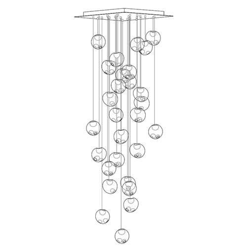 Люстра Bocci 28.28 Square Pendant Chandelier by Omer Arbel BC20224