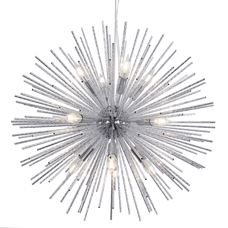 Люстра Sputnik Silver Chandelier Loft Concept 40.2399-0