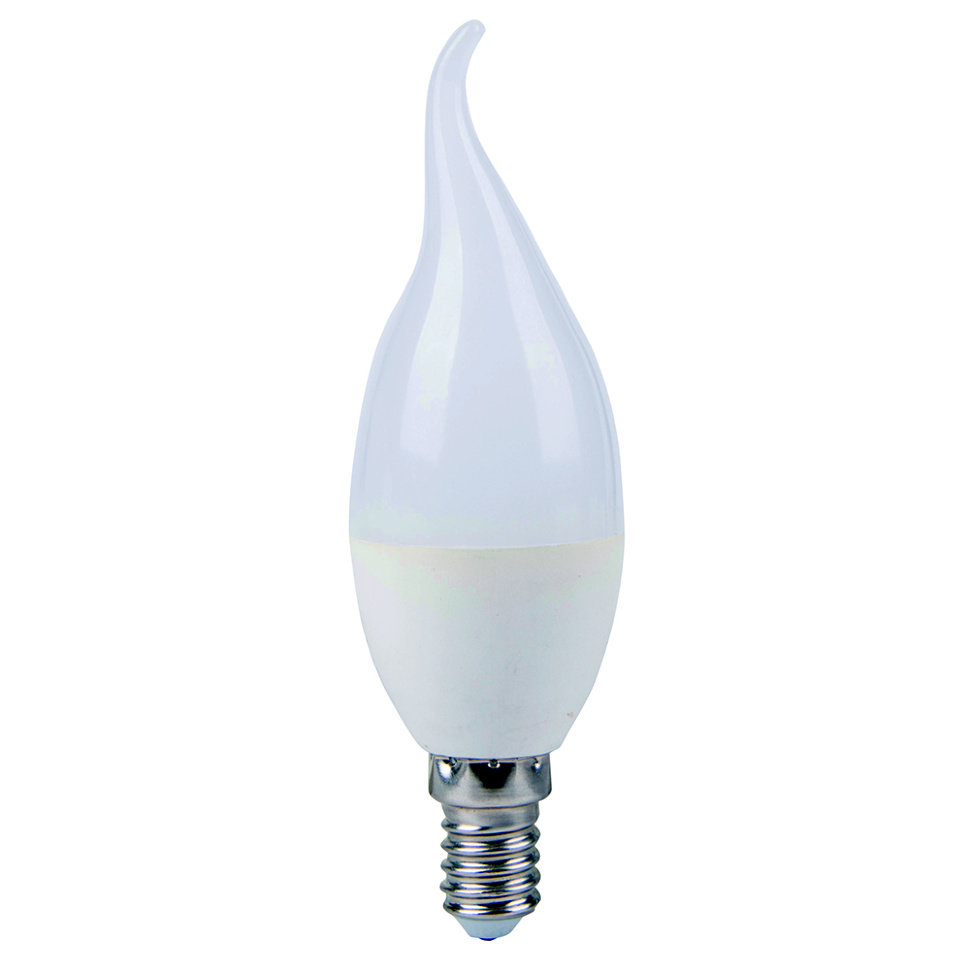 Лампа LED Elvan E14-7W-3000К-C37-flame