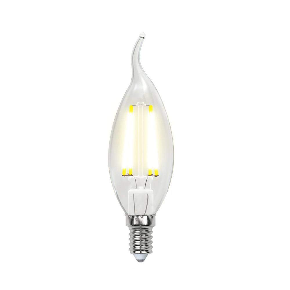 Лампа светодиодная Uniel LED-CW35-6W/WW/E14/CL PLS02WH