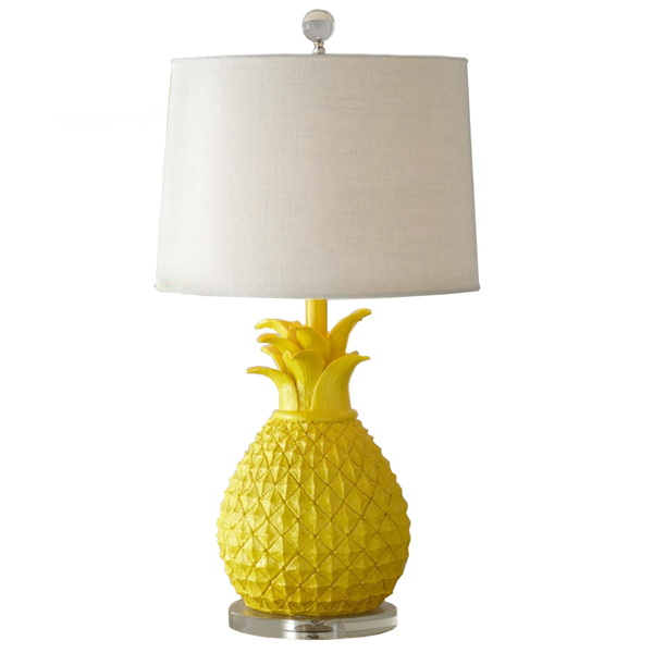 Настольная лампа Yellow Pineapple "Желтый Ананас" Loft Concept 43.120.CR.YL.DHO