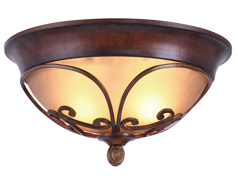 L55652.17 — Светильник потолочный L'Arte Luce Filante, 2 лампы, коричневый, янтарный