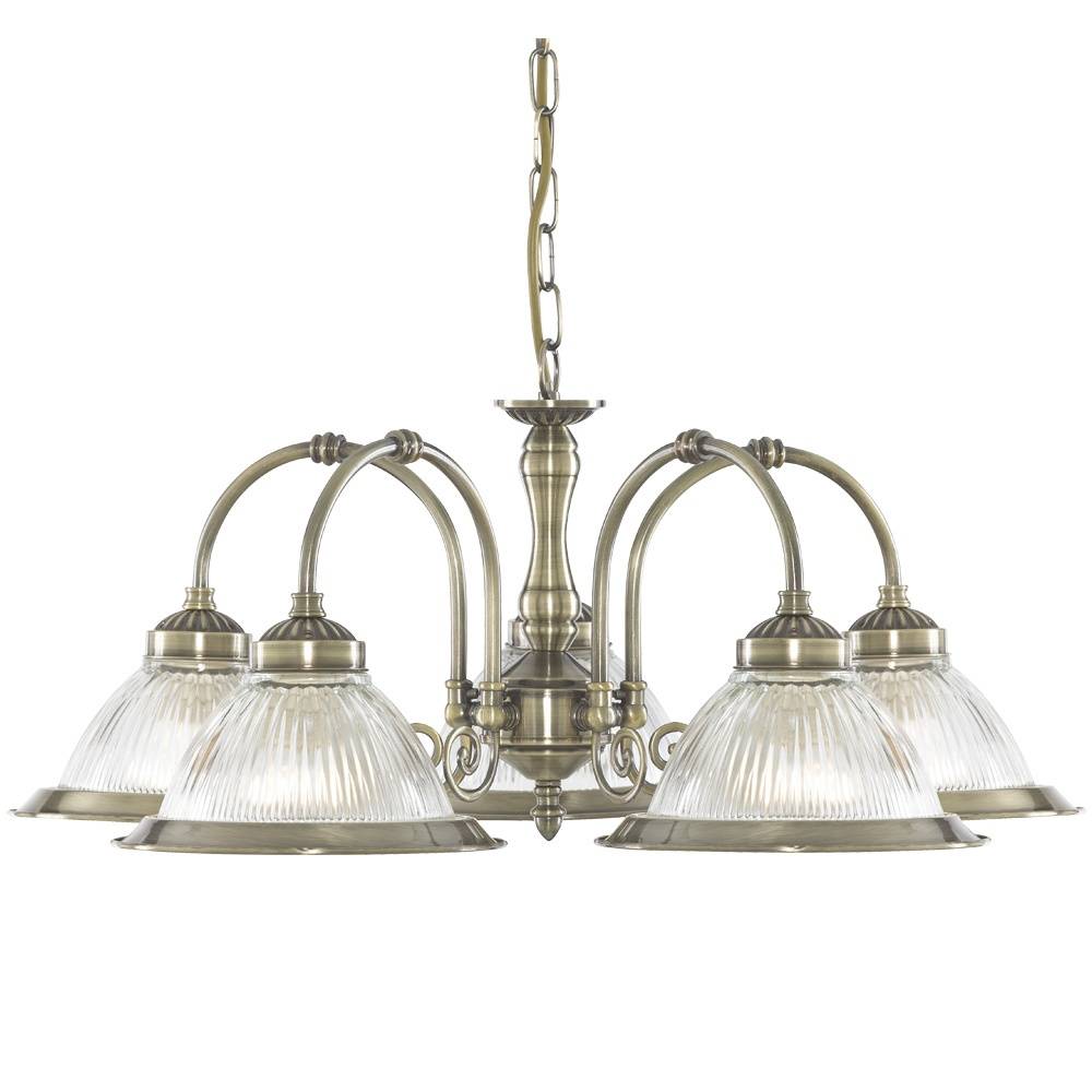 Подвесная люстра Arte Lamp American Diner A9366LM-5AB