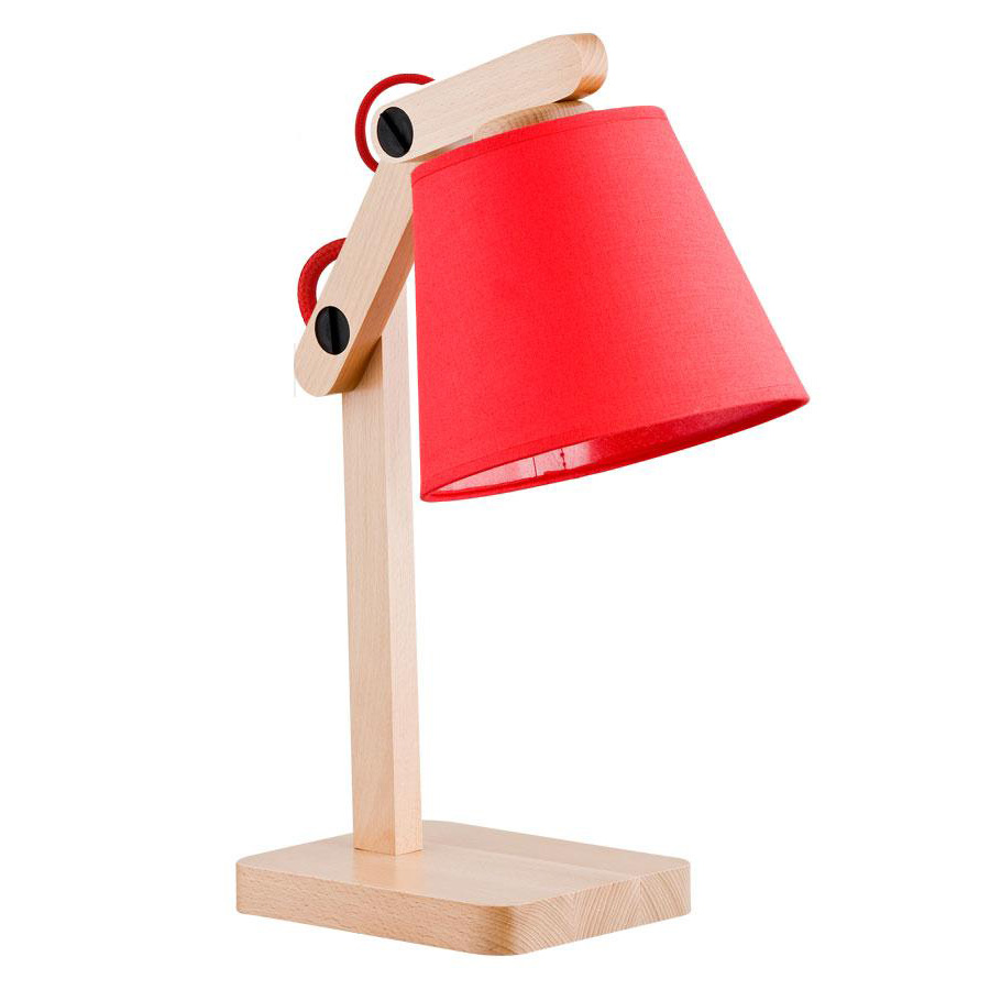 Декоративная настольная лампа Alfa Joga Red 22248