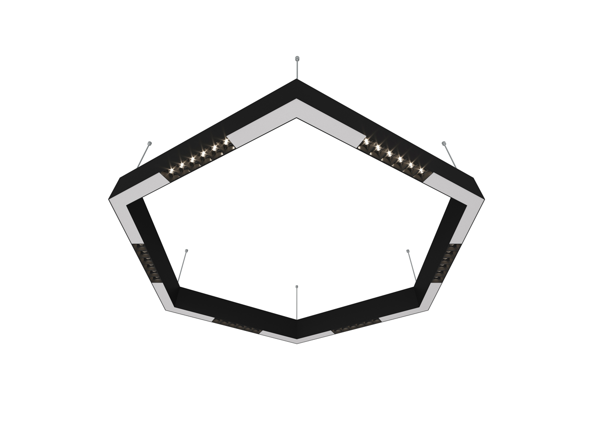 Подвесной светодиодный светильник 0, 9м 36Вт 48° Donolux DL18515S111B36.48.900BW