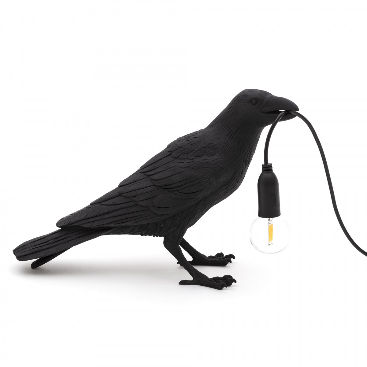 Настольная лампа Seletti Bird Lamp Black Waiting Loft Concept 43.14735