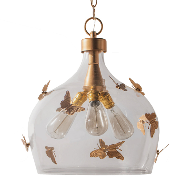 Подвесной светильник Gold Butterfly 3 Loft Concept 40.11