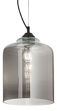 Подвесной светильник Ideal Lux BISTRO' SP1 SQUARE FUME'