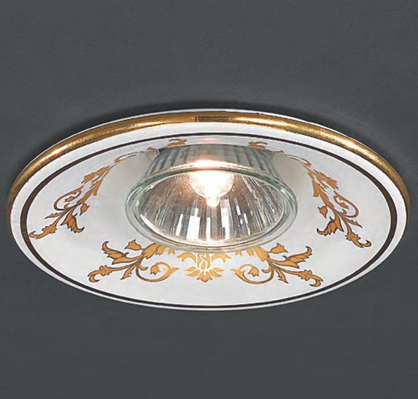 Светильник для галогенной лампы La Lampada серия: 85 SPOT 85/1 Ceramic Barocco