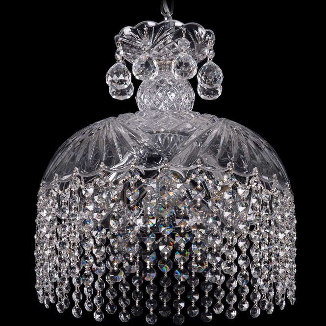 Хрустальный подвесной светильник Bohemia Ivele Crystal серия:7715 7715/30/Ni/R