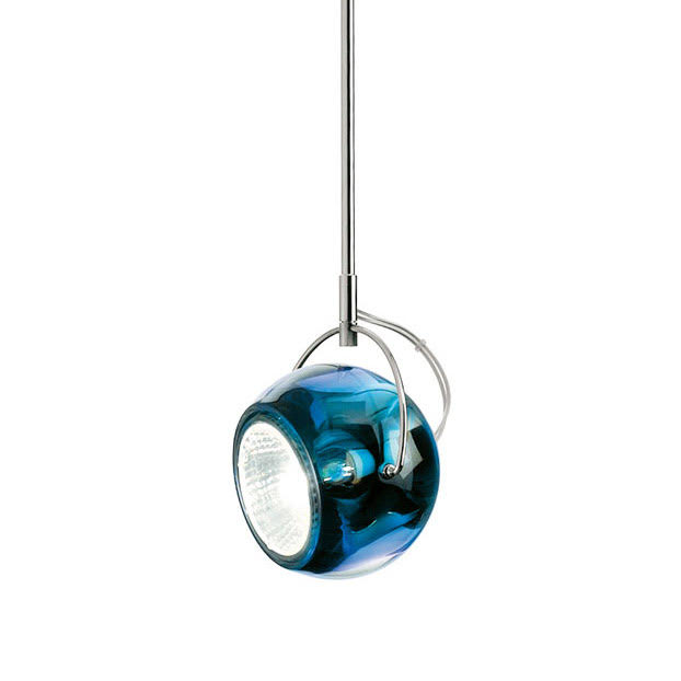 Подвесной светильник Fabbian Beluga Colour Blue d9