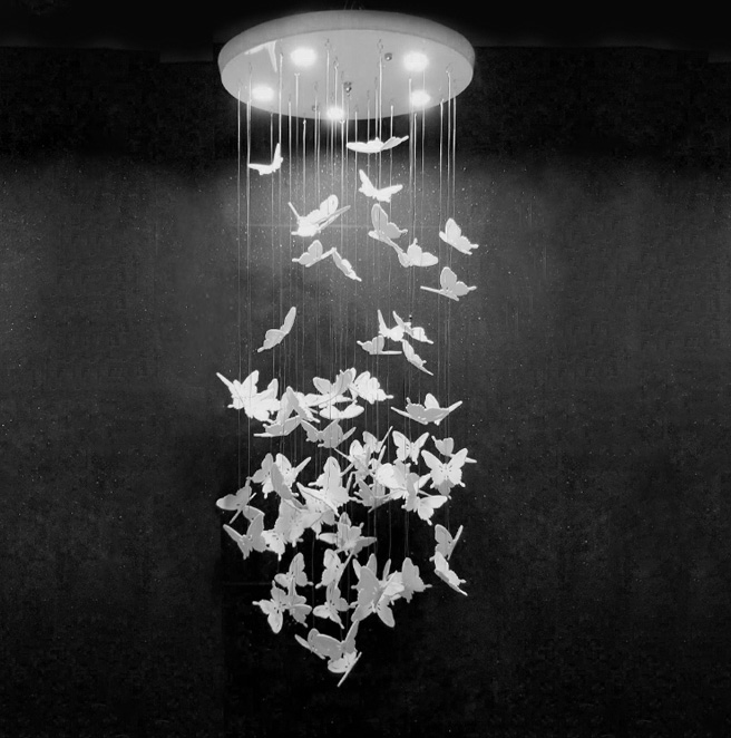 Люстра Night Butterflies Chandelier Loft Concept 40.208