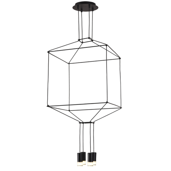 Vibia Wireflow Chandelier 0311 LED Suspension lam Loft Concept 40.1633
