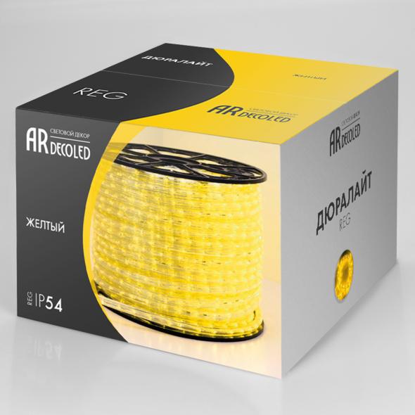 Дюралайт ARD-REG-FLASH Yellow (220V, 36 LED/m, 100m) Arlight 024640