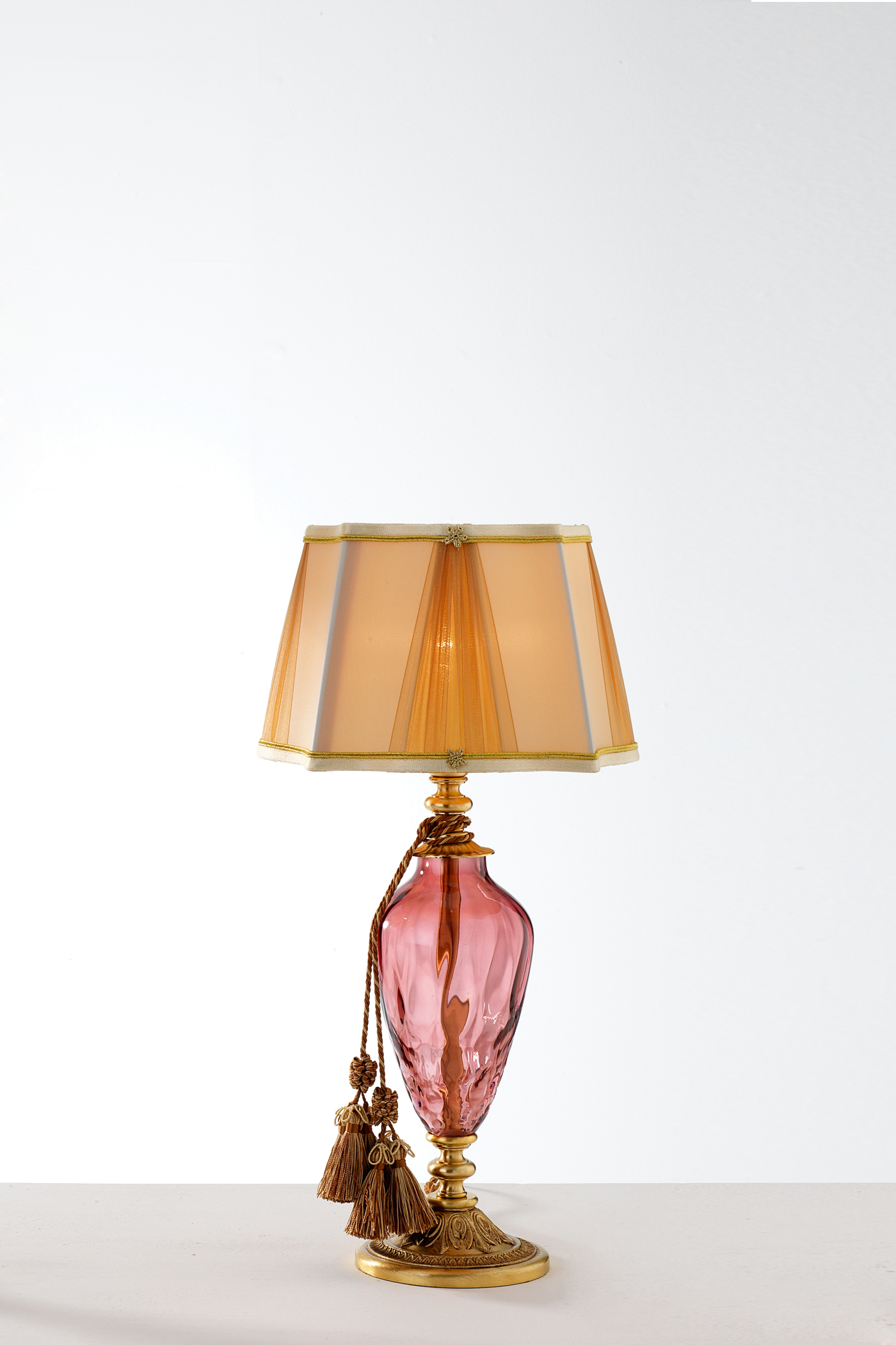 Малая настольная лампа Euroluce ADONE LP1 / Rose - Gold 1031