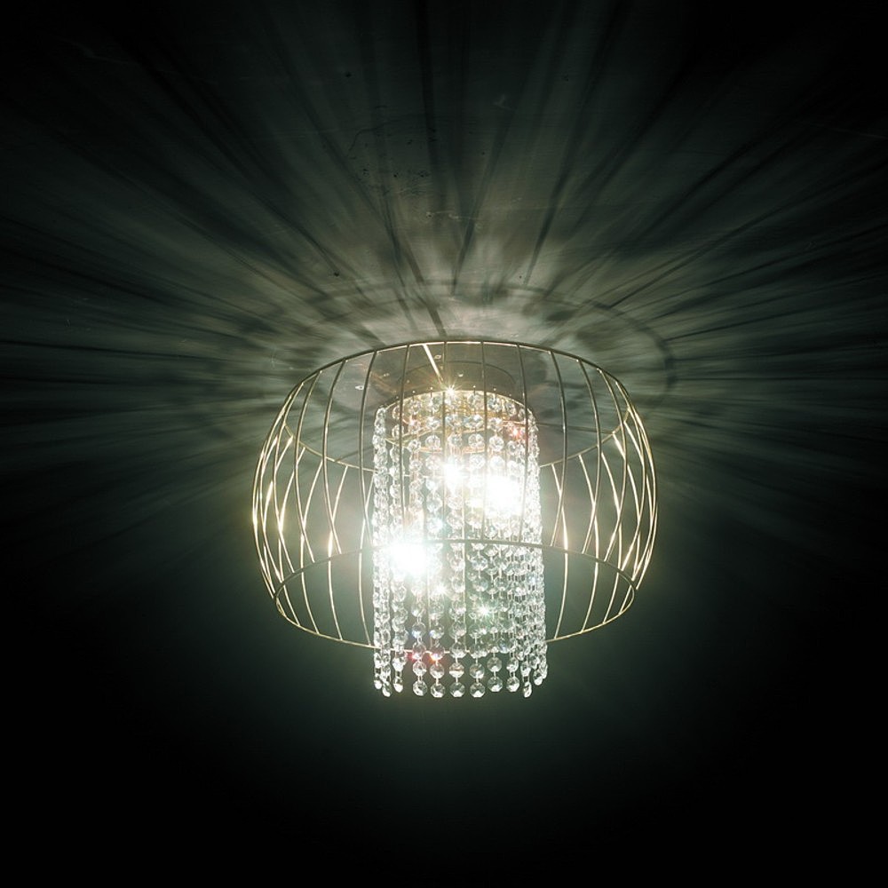 SL938.202.03 — Люстра потолочная ST Luce, 3 лампы, золото с прозрачным