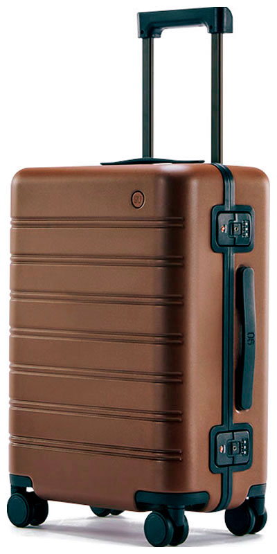Чемодан Ninetygo Manhattan Frame Luggage 24 коричневый в Волгограде