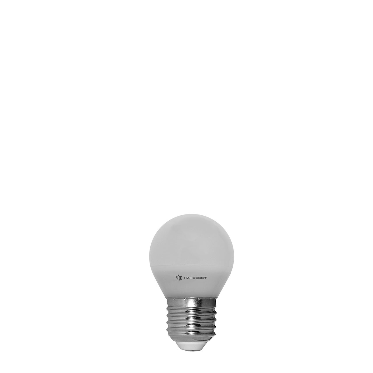 Лампа светодиодная E27 6,5W 4000K шар матовый LE-P45-6.5/E27/840 L133