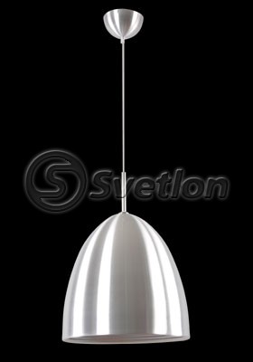Светильник подвесной, HB5004 brushed aluminum/silver d=300mm