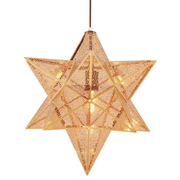 Люстра Morocco Gold Star Loft Concept 40.895.CH.20.TFB