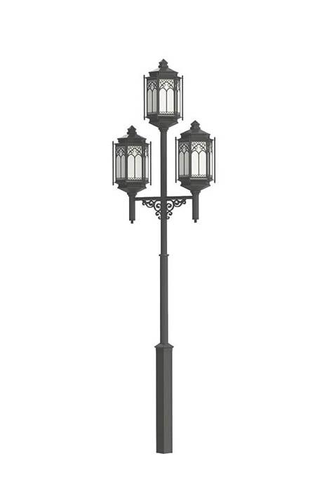 Русские фонари Palazzo парковый светильник (трехголовый) 530-43/b-50