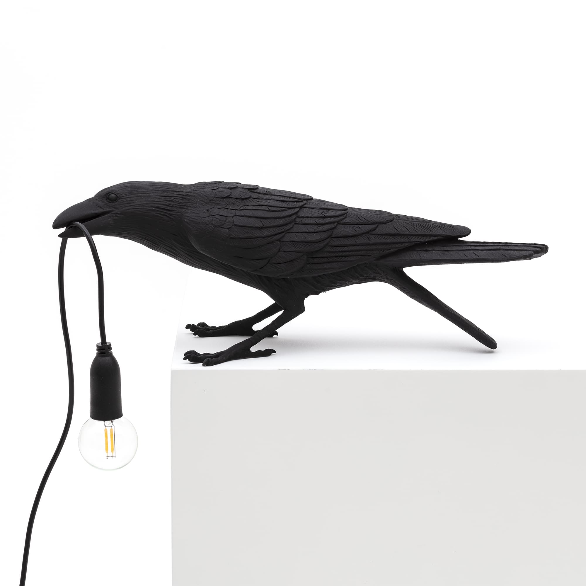 Настольная лампа Seletti Bird Black Playing
