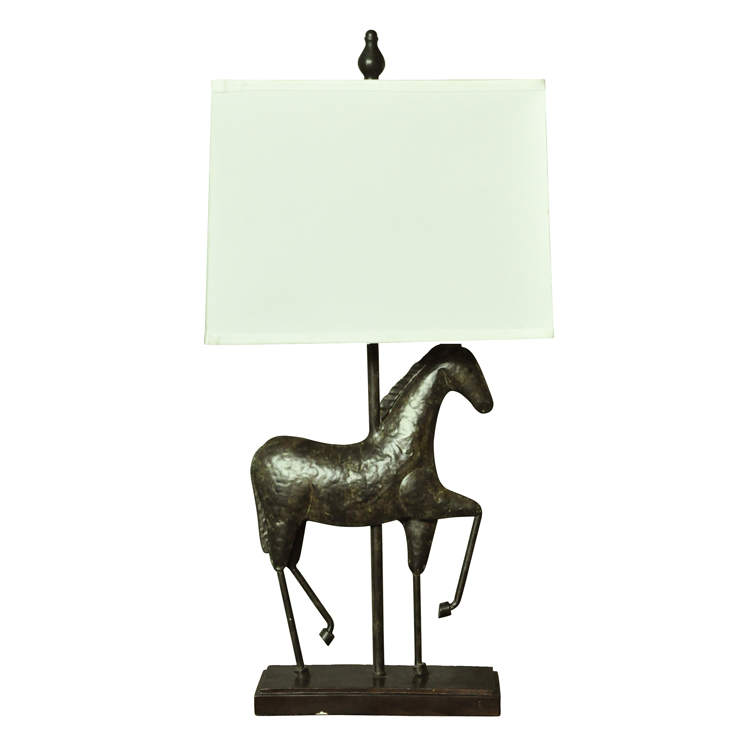 Настольная лампа Iron horse Loft Concept 43.028.CR.BL.T1B
