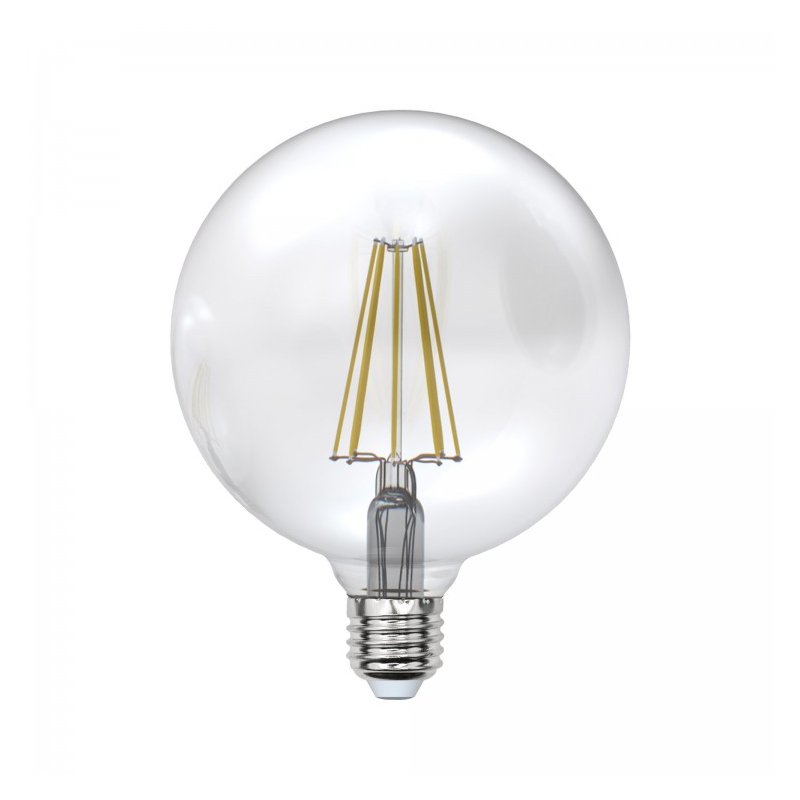 Лампа светодиодная Uniel LED-G125-10W/WW/E27/CL PLS02WH