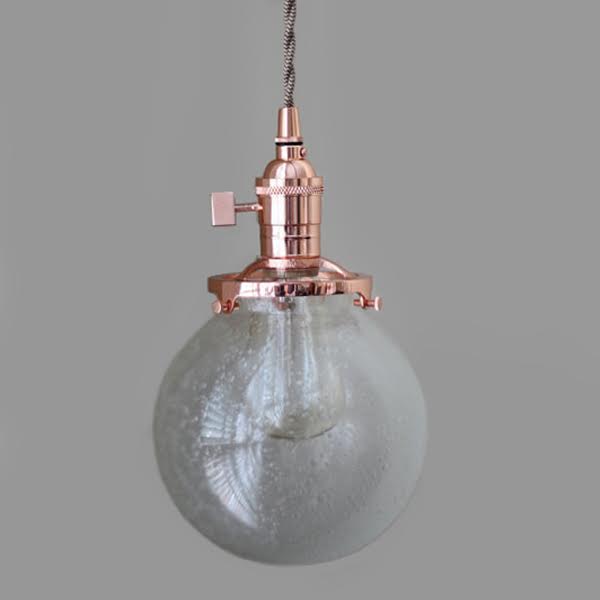 Подвесной светильник Bubble Sphere Glass Copper Loft Concept 40.1563