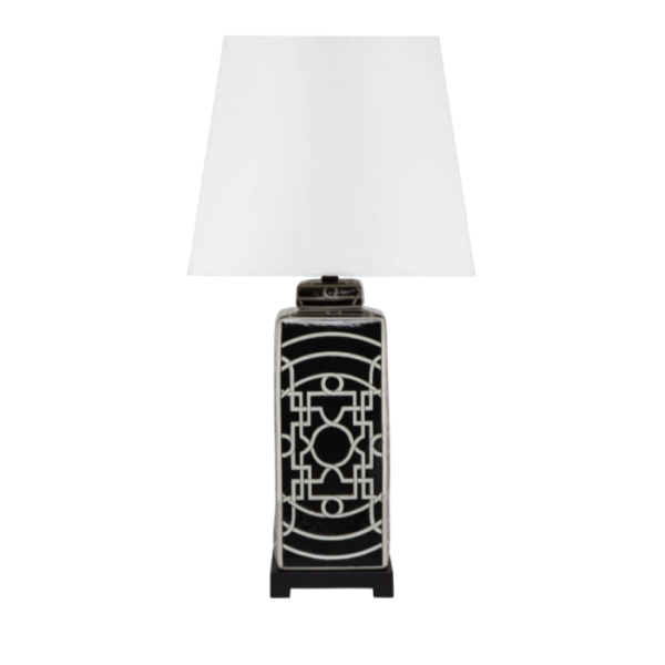 Настольная лампа Black & White Puzzle Loft Concept 43.167