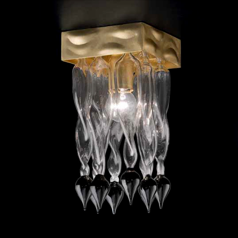 Потолочный светильник Lamp di Volpato Patrizia LP-530/F argento rosso