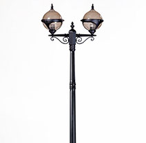 Уличный наземный светильник Oasis Light 88410A smoke в стиле Классический. Коллекция VENA SMOKE. Подходит для интерьера 