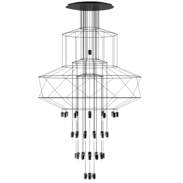 Люстра Wireflow Chandelier 0374 Suspension lamp Loft Concept 40.1637