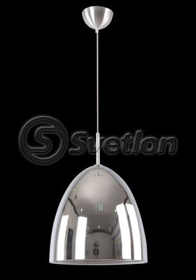 Светильник подвесной, HB5004 chrome/silver d=300mm