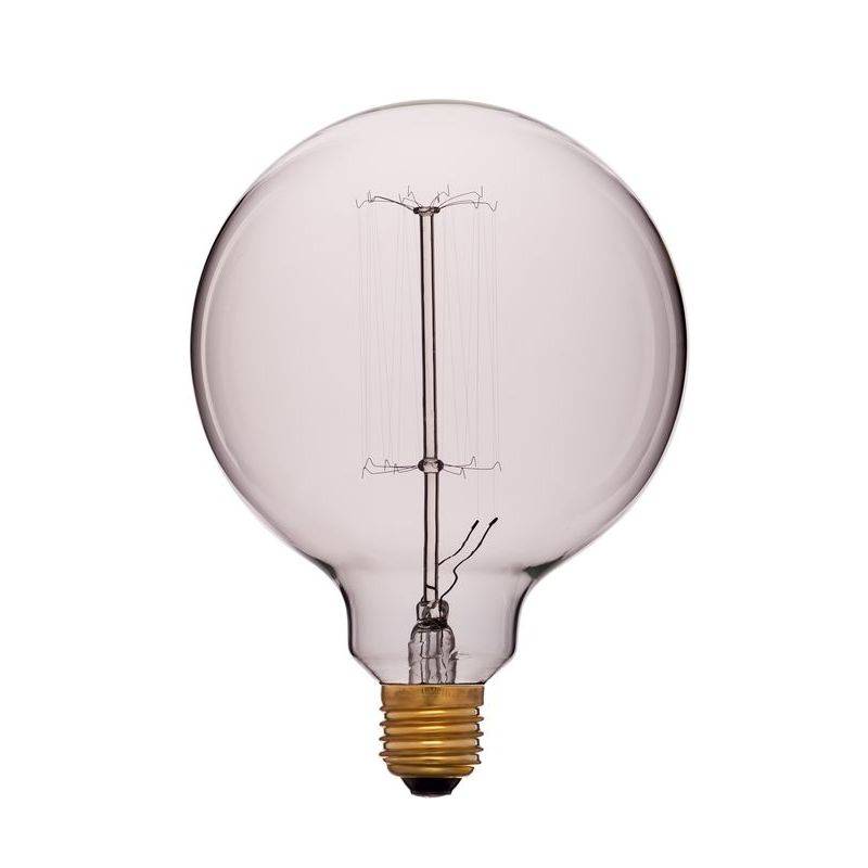 Лампа накаливания E27 60W шар прозрачный 053-372