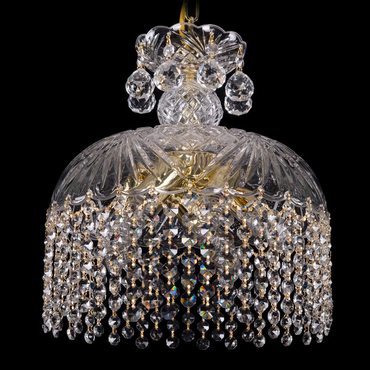 Хрустальный подвесной светильник Bohemia Ivele Crystal серия:7715 7715/30/G/R