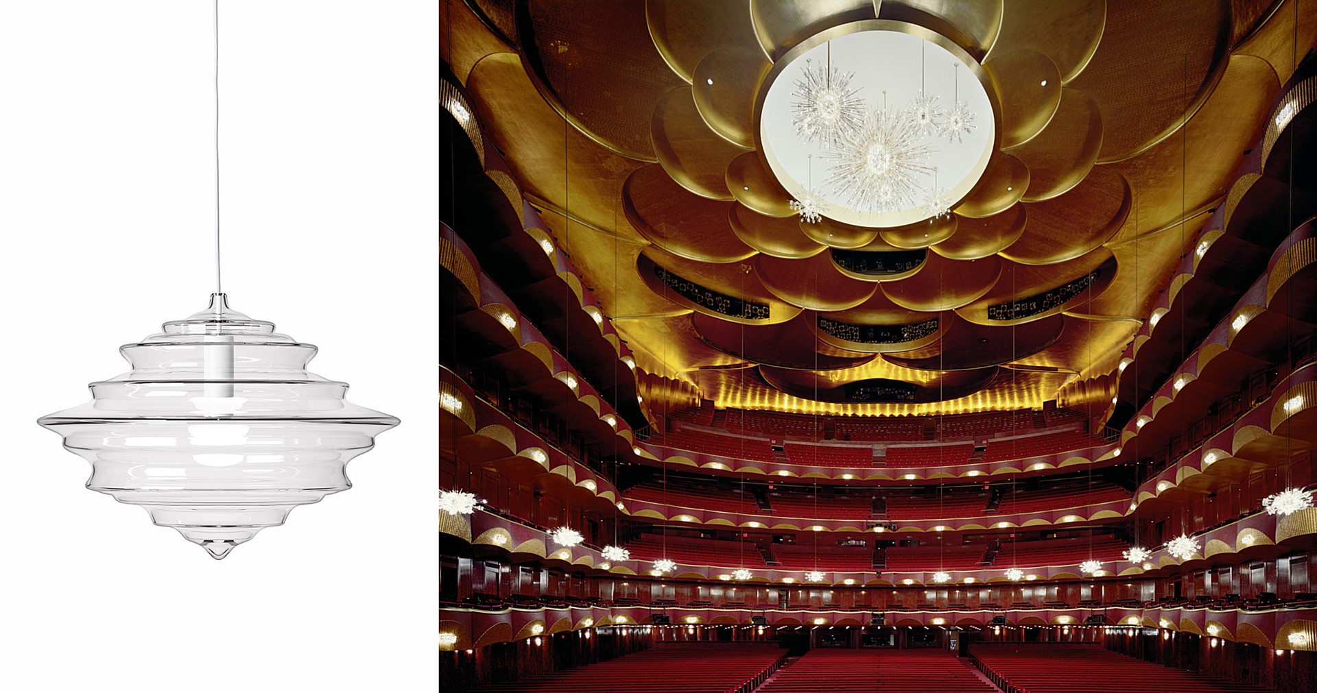 Подвесной светильник LASVIT Metropolitan Opera Medium Iris