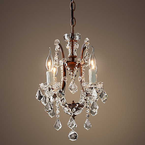 Люстра 19TH C. ROCOCO IRON & CLEAR CRYSTAL 4 Loft Concept 40.2223