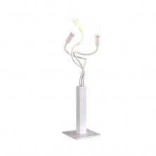 Настольная лампа декоративная Loft It LOFT1714T-WH в стиле Хай-тек. Коллекция Roots White. Подходит для интерьера Для гостиной 