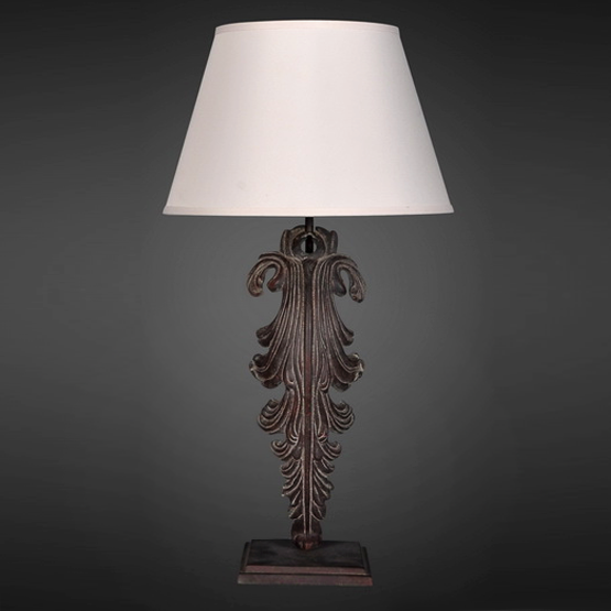 Настольная лампа RH Acanthus Leaf Artifact Table Lamp Loft Concept 43.226.GL.20.CH