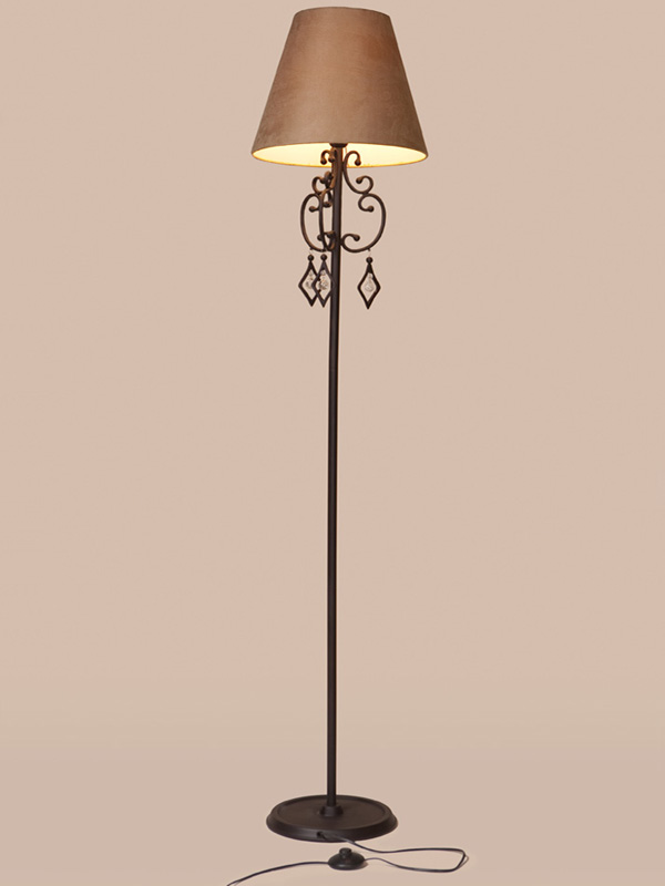 L15041.37 — Торшер L'Arte Luce Capri, 1 плафон, коричневый, бежевый