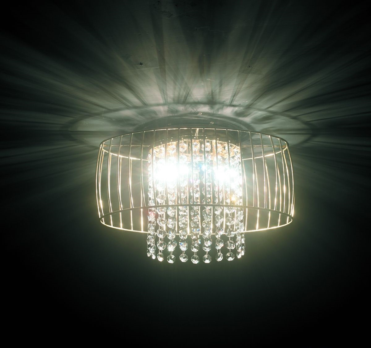 SL938.102.02 — Люстра потолочная ST Luce, 2 лампы, хром с прозрачным