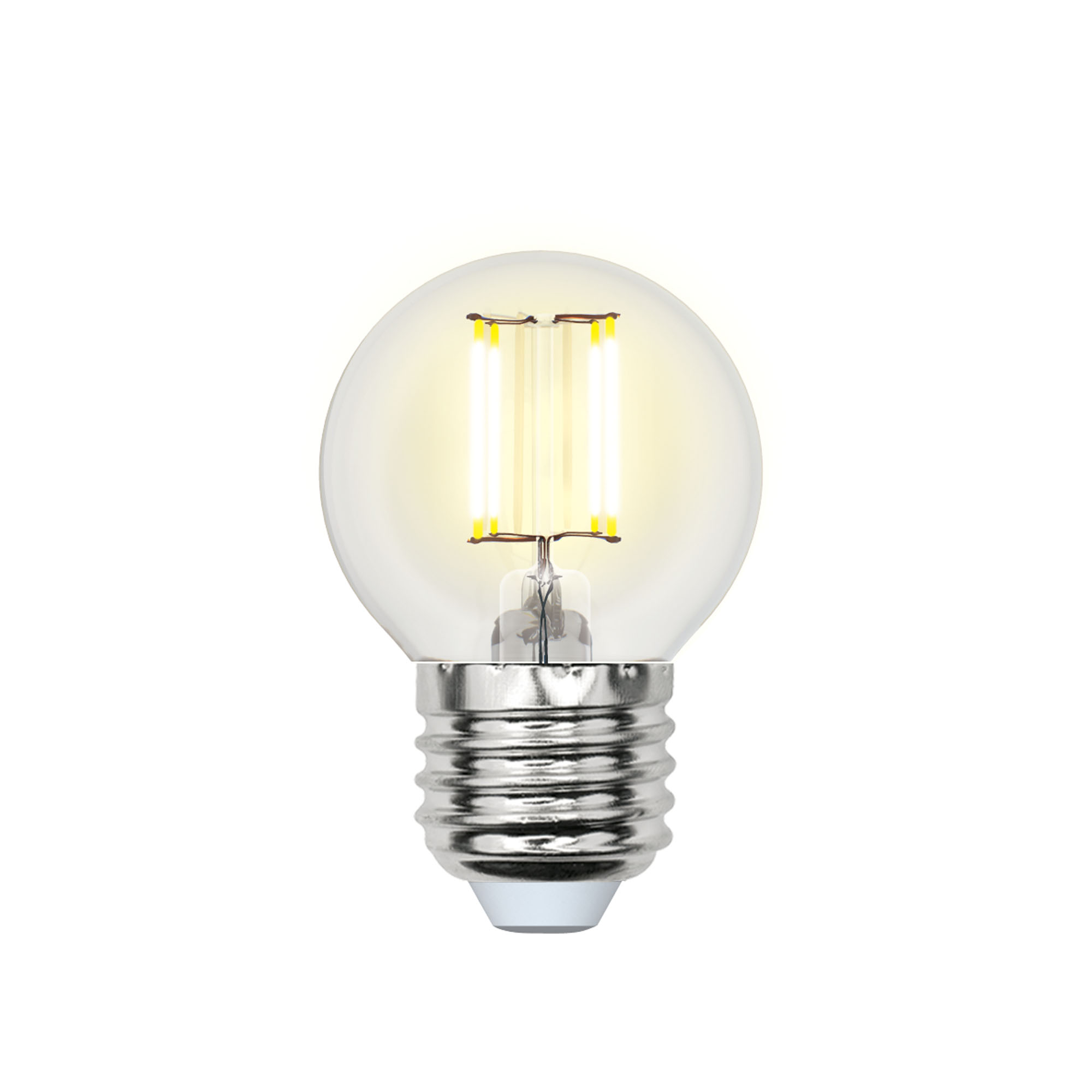 Лампа светодиодная Uniel LED-G45-6W/WW/E27/CL PLS02WH