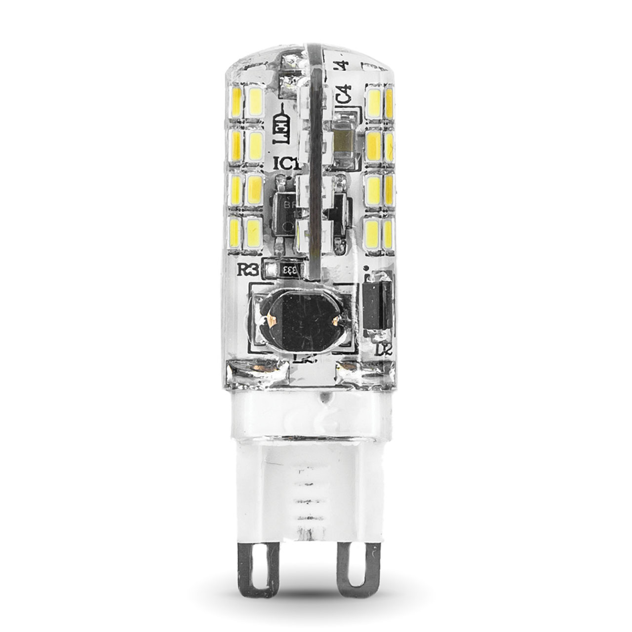 Лампа светодиодная G9 3W 2700K прозрачная 107709103