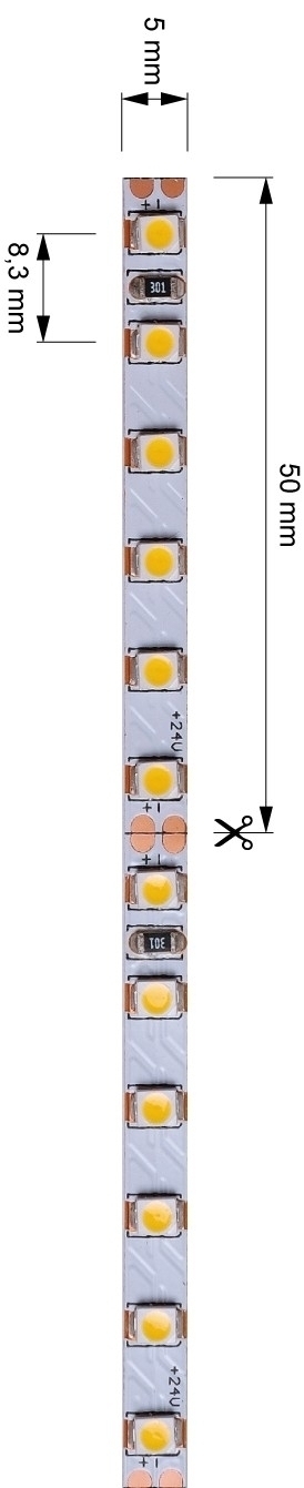 Лента светодиодная Deko-Light 3528-120-24V-2700K-5m 840158