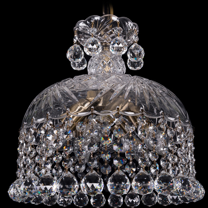 Хрустальный подвесной светильник Bohemia Ivele Crystal серия:7715 7715/30/Pa/Balls