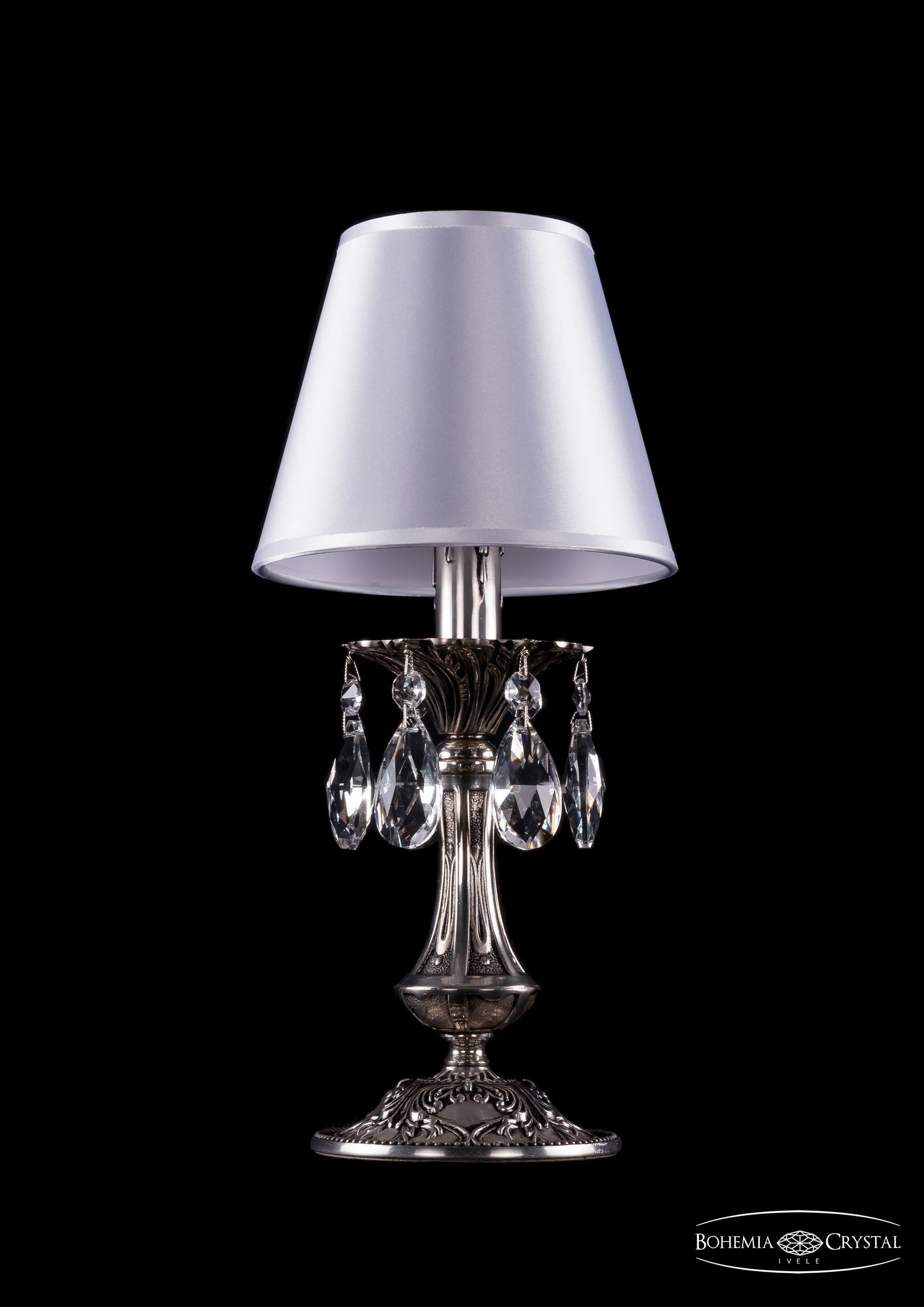Настольная лампа Bohemia Ivele 1702L/1-30/NB/SH21-160
