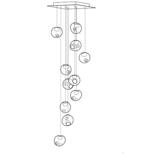 Люстра Bocci 28.11 Square Pendant Chandelier by Omer Arbel BC20218