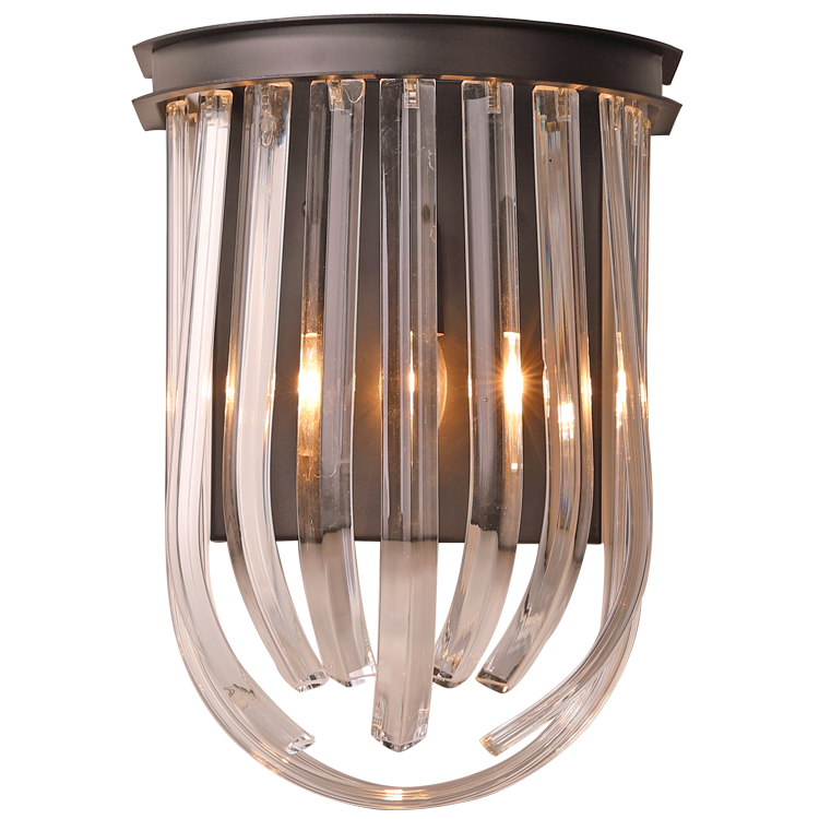 Бра RETRO FROZEN GLASS wall Lamp Loft Concept 44.39